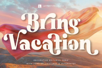 Bring Vacation Font: Creative Design Ideas